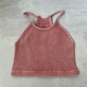 Free People Movement Ribbed Crop Tank M/L Pink